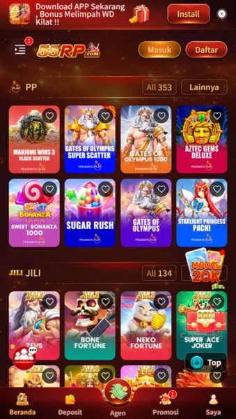 55RP 2026 Slot Gacor RTP Tinggi